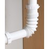 Plumb Pak PP812-5 Flex 'N Fix Extension Tube, 9" x 1-1/4" Inlet, 1-1/4" x 9", White