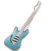 zxmbeddings 23.6" Guitar Plush Stuffed Guitar Throw Pillow Instrument Toy Gift for Kids,Blue