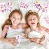 Konsait Sleepover Party Favors Sleepover Tattoos for Girls, 70 Pcs+ Fake Tattoos Sleepover Party Supplies for Girls Slumber Party Favors Birthday SPA Makeup Party Favors