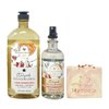 Bath & Body Works Aromatherapy Steeped Invigoration Rose + Tangerine + Tea Body Wash + Foam Bath and Essential Oil Mist Bundle with a Himalayan Salts Springs Bar Soap - Full Size