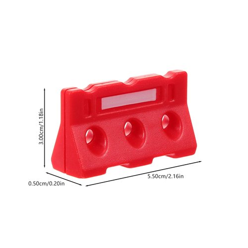 Gadpiparty 1 Set Play Traffic Signs Street Signs Playset Mini Traffic Cones Street Warning Signs Toy Anti-Collision Barrels Kids Signs Construction Playset for Sand Table