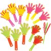 ArtCreativity Mini Hand Clappers Noisemakers - Pack of 48, 3 Inches Assorted Plastic Noisemakers for Sports, Parties, and Concerts - Best Birthday Party Favor and Goodie Bag Fillers for Boys and Girls