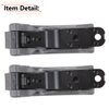 RLB-HILON 2 PCS Rear Quarter Glass Window Latch Compatible with Toyota Pickup Hilux 1989 -1997 Tacoma 1989 -1999, Gray Color