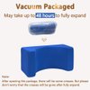 Wheelchair Headrest Head Neck Support Chair Attachment Positioner Lightweight Backrest Pillow Accessories for Adults Single Sofa Recliner High Back Reclining Geri Cushion Wheelchairs (Blue)