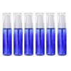 6Pcs 30ml/1oz Empty Refillable Plastic Lotion Pump Bottles Portable Cosmetic Makeup Sample Storage container Vial Pot For Shower Gel Shampoo Toiletries Liquid(Blue)