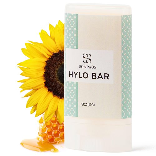 SOAPAOS The Bar - 100% Natural Solid Lotion Bar - Moisturizing Lotion Bar with Vitamin E - Sunflower Oil, Beeswax, Shea Butter - Waterless Bar - Cruelty-Free, USA Made