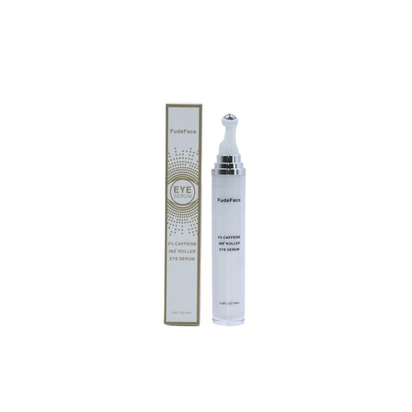5% Caffeine Eye Serum and Under Eye Roller Cream for Dark Circles and Puffiness, Cafeine with 360° Massage Ball Reduce Wrinkles and Fine Lines,Bags under eyes