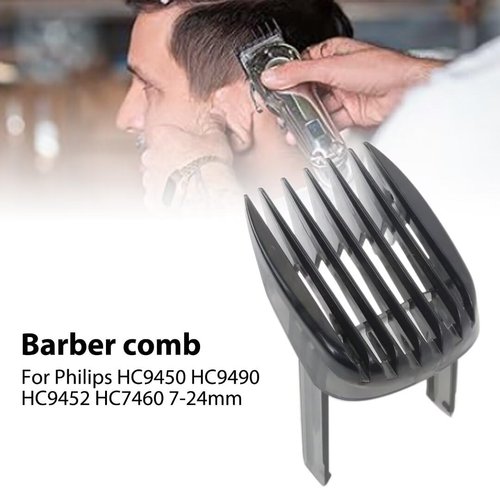 2024 Upgraded 7-24mm Hair Clipper Comb for P-hilips HC9450 HC9490 HC9452 HC7460 Hair Cutter Beard Trimmer Haircut Hairclipper Replace Comb