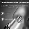 WOOTONG Painless Ear and Nose Hair Trimmer, Electric Nose Hair Shaver, Portable Facial Hair Clippers for Men and Women, Battery-Operated