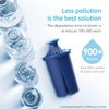 AQUA CREST Water Filter, Intended for Brita® Elite® Water Filter, Pitchers and Dispensers, Everyday, UltraMax, Metro+, XL and More, Lasts 6 Months, 2 Pack