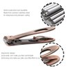 SZQHT Ultra Wide Jaw Opening Toenail Clippers Nail Clippers for Thick Nails Cutter for Ingrown Manicure Set,Pedicure Kit,Men & Women (Bronze)