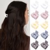 Ahoney 10Pcs Small Hair Claw Clips for Women Girls, 1" Mini Matte Tiny Hair Clips for Thin Thick Medium Hair Cute Jaw Clips Strong Hold Hair Barrettes Clip with Gift Box (Grey)