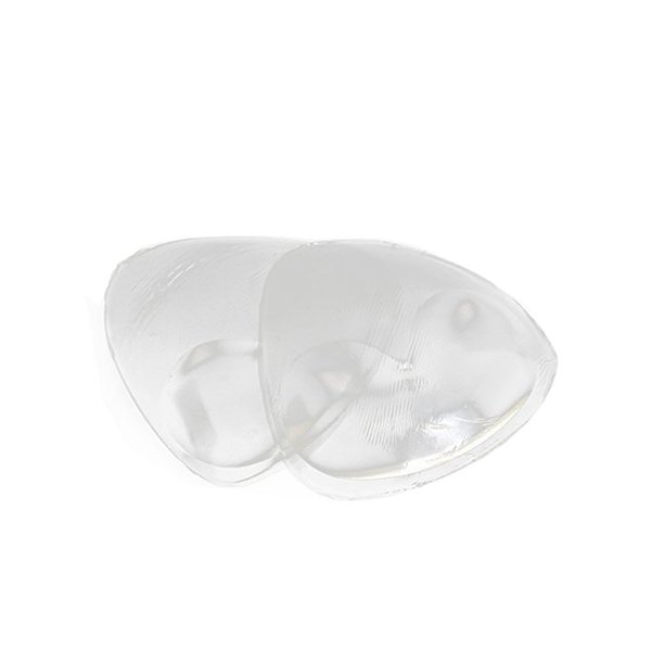 Set of 2 Clear Silicone Waterproof Bra and Bikini Gel Inserts Push Up Breast Pads