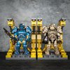 MEGA Fallout Action Figure Building Toy, T-60 Power Armor Collection with 327 Pieces, 5 Micro Action Figures and Accessories, for Collectors