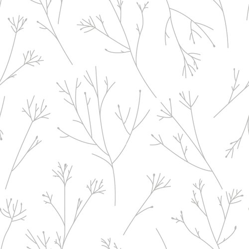 RoomMates RMK11677WP Gray and White Twigs Peel and Stick Wallpaper