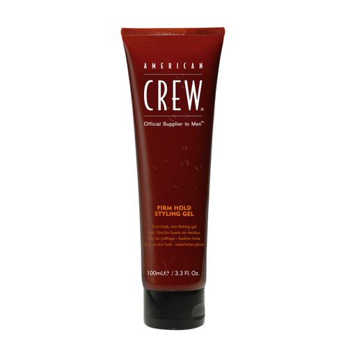 American Crew Men's Hair Gel, Firm Hold, Non-Flaking Styling Gel, 3.3 Fl Oz