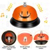 Chumia 6 Pcs Call Bell Desk Bell for Service 3 Inch Diameter Smile Face Service Bell for Desk School Bell with Metal Anti Rust Construction Front Desk Bell for Hotel Restaurant Office School, 6 Color