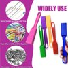 Magnetic Bingo Wands 7.5" with Magnet Bar Science Educational Supplies 6 Colors Collect Tool for Paper Clips, Nails, Screws, Pins, Sewing Needles and Studs