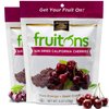 Traina Home Grown Fruitons California Sun Dried Cherries - No Sugar Added, Non GMO, Gluten Free, Kosher Certified, 6 oz pouch (pack of 2)