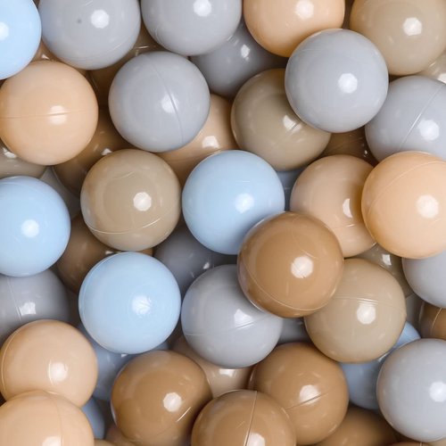 GOGOSO Ball Pits Balls for Toddlers 1-3, Plastics Shape Ball Non-Phthalate Non-BPA Non-Toxic 2.2-Inch Crush Proof Play Balls Play Tent Pool Playhouse Playpen Party Decoration,100pcs