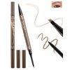Microblading Eyebrow Pen,Light Brown 2-in-1 Dual-Ended Eyebrow Pencil with 4-Prong Micro-Fork-Tip Applicator & Ultra Fine Retractable Waterproof Brow Pencil,Liquid Long-lasting Eyebrow Filler Makeup-1