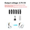 HJEFBDP 3.7V - 5V Universal Electric Hair Clippers Replacement Charger USB for Various Brands Electric Hairdressers, Electric Shavers, Electric Dog Clippers, Electric Razor, with 6 Adapter Plug