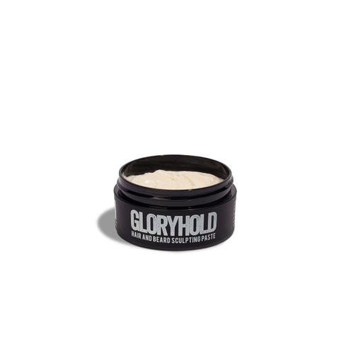 MASC GLORYHOLD Beard Sculptor and Hair Styling Paste from KUSCHELBÄR by Jeff Chastain - 4 oz Magnum Jar, Paraben-free & Cruelty-free - Easy to Use Paste Provides Durable Hold for Beard & Hair