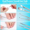 Modacraft 11PCS Ingrown Toenail Removal Kit, Effective Ingrown Toenail Treatment with Toenail Clippers for Thick Toenails, Ingrown Toenail Corrector and Other Predicure Tools Kit for Feet and Hand