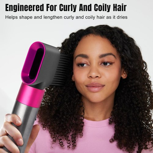 Styling Air Nozzle with Wide-tooth Comb Attachment for Dyson Airwrap Styler HS01 HS05 for Curly and Coily hair