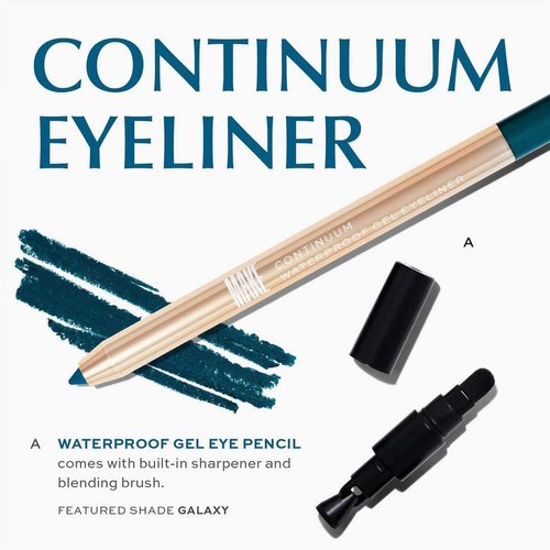MAKE Continuum Waterproof Gel Eyeliner – Olive Green Eyeliner Pencil – Smudge-Proof Professional Makeup – Dark Green Eyeliner Pen, Gamma Ray