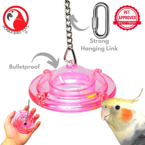 Bonka Bird Toys 0012 Small Saturn Bird Toy cage Toys Cages Bulletproof Cockatiel parrotlet