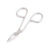 DDP Professional Stainless Steel Scissors Shaped Slant Tip Tweezer Clip 'Eyebrow