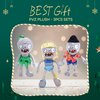 Dyharnsty 3Pcs Plants vs Zombies Plush Toys Zombie Sets,PVZ Stuffed Figure Doll for Children, Great Gifts for Kids and Fans