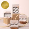 KISS The New Natural, False Eyelashes, Gold Hoops', 12 mm, Includes 1 Pair Of Lash, Contact Lens Friendly, Easy to Apply, Reusable Strip Lashes