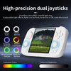 Ayhgicxt RG CubeXX Retro Handheld Game Console with 3.95-inch IPS Screen RGB Lighting 64G TF Card Linux System and 3800mAh Battery Supports 5G WiFi Bluetooth 4.2 white