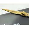 7INCHES AND 6.5INCHES PROFESSIONAL HAIR CUTTING AND THINNING SHEARS SET RAZOR EDGE BARBER SCISSORS HANDMADE SCISSORS RIGHT-HAND MADE OF HIGH CARBON STEEL (GOLDEN, 7)