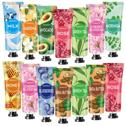 MZANK 14 Pack Hand Cream Gifts Set for Women,Christmas Gifts for Women,Thank You Gifts,Stocking Stuffers for Adults,Appreciation Gifts,Natural Moisturizing Hand Lotion for Women and Girls