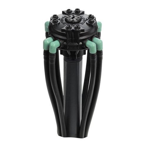 Orbit 61008 Adjustable Flow 8-Port Drip Irrigation Manifold for 1/4" Tube