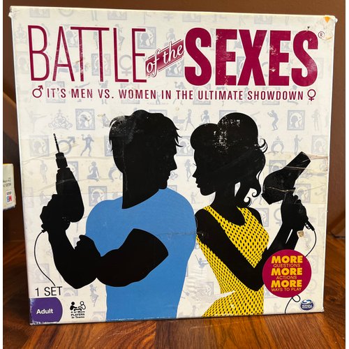 Battle of the Sexes Adult Board Game - Funny Card Games for Adults - Trivia Game Pitting the Men Against the Women - Great for Parties and Couples' Night - 2 or More Players - Ages 16 and Up