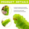 FUNSCENE Soft Rubber Squishy Caterpillar Toy, TPR Super Stretch Caterpillar Toy for Kids, Squeeze Toys, Perfect for Gifts, Party Favors, and School Projects (Caterpillar)