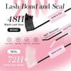 Bond and Seal Lash Glue, Lash Cluster Glue, Waterproof Bond and Seal Lash Glue, 2 in 1 Eyelash Glue for Eyelash Clusters Strong Hold, Long Retention 48-72 Hours DlY Eyelash Extensions Glue, Yaiseiko