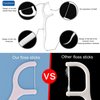 Tumhorn Dental Floss Picks, Travel Floss Sticks for Adults Oral Care Toothpicks Floss Picks 6-Boxes (300pcs) with Portable Case