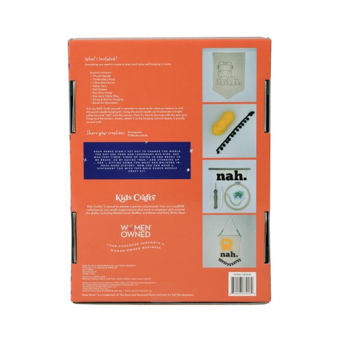 Kids Crafts Brave Like Rosa: Nah Punch Needle Craft Kit - DIY Arts & Crafts for Girls - Perfect 8 Year Old Girl Birthday Gift - Kids Toys Fun & Creative - Art Supplies for Kids 9-12