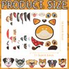 Sinmoe 48 Sheets Dog Stickers Make a Face Make Your Own Dog Stickers Puppy Party Favors Stickers Cute Animal Stickers for Kids Birthday Gift DIY Craft Zoo Farm Themed Party Supplies Teacher Rewards