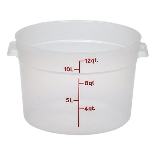 Cambro (RFS12PP190) 12 qt Round Polypropylene Food Storage Container - Camwear®