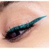 DekRion Liquid Eyeliner Pen, Waterproof Eyeliner Long-lasting Eyeliner, Metallic-Eyeliner Easy To Use, White Black Red Brown Purple Colorful Eyeliner (Sky Blue)
