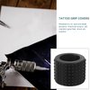 EXCEART Tattoo Grip Tape Silicone Tattoo Grip Pen Cover Wrap Holder Black Cohesive Bandage Tape Handle Grip Tube for Tattoo Machine Grip Accessories 25mm