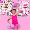 Cheerleading Temporary Tattoos 8 Sheets 82 PCS Cheer Party Decorations Supplies Favors Team Spirit Theme Birthday Cute Stickers Christmas Gifts for Boys Girls Class School Prizes Carnival