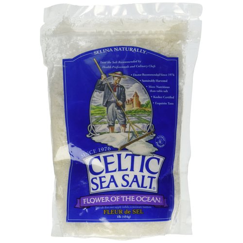 Celtic Sea Salt Flower of The Ocean Salt Bag, 1 Pound