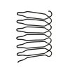KINFENE 12 Pack Black Stretchable Invisible Hairclip Comb Shape Hairpin Pin Hair Band,DIY Hairstyles,Keep Hair In Place,Time-Saving Spin Pins,Hair Pins for Buns